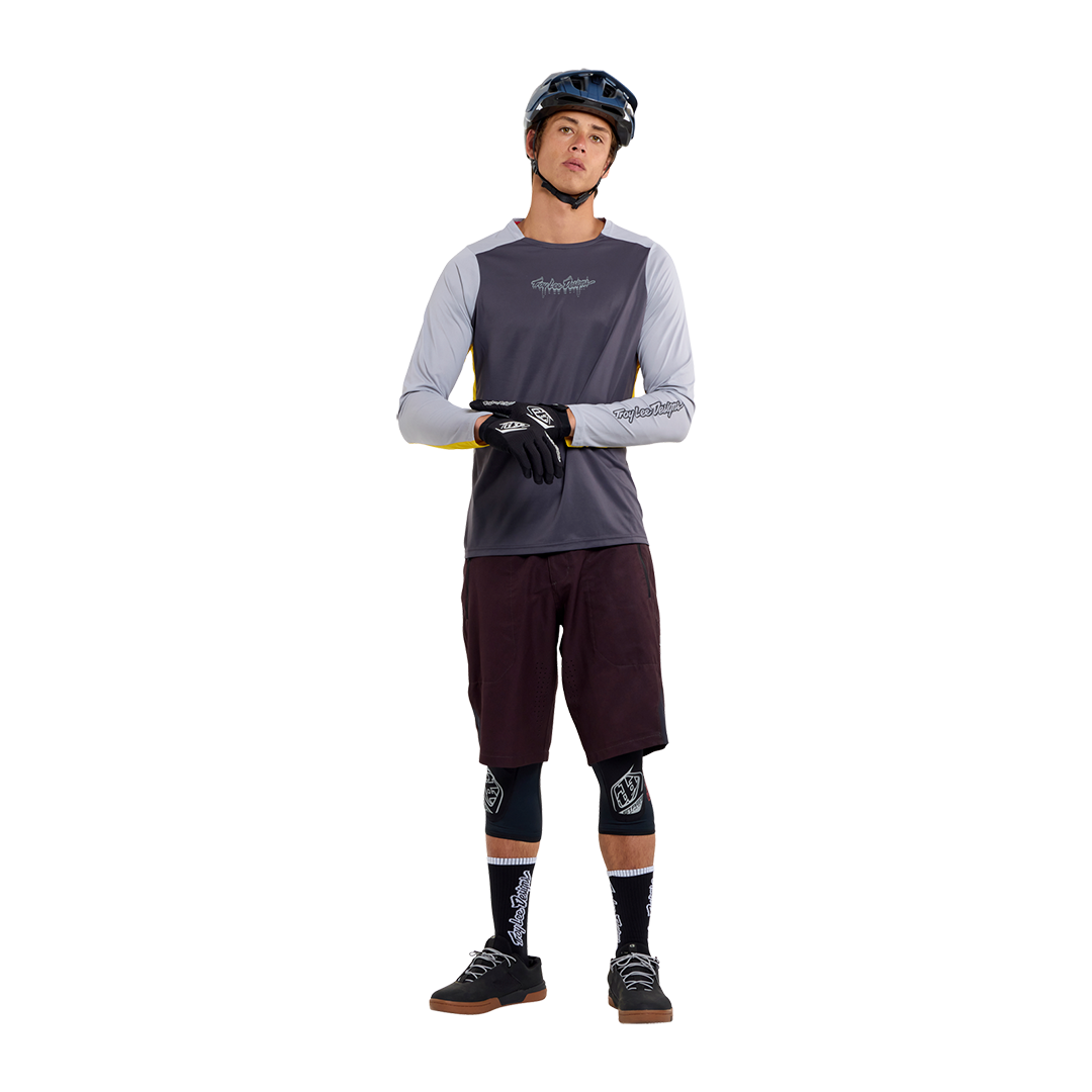 Jersey para MTB Skyline Pro Long Sleeve Jersey; Descend Carbon