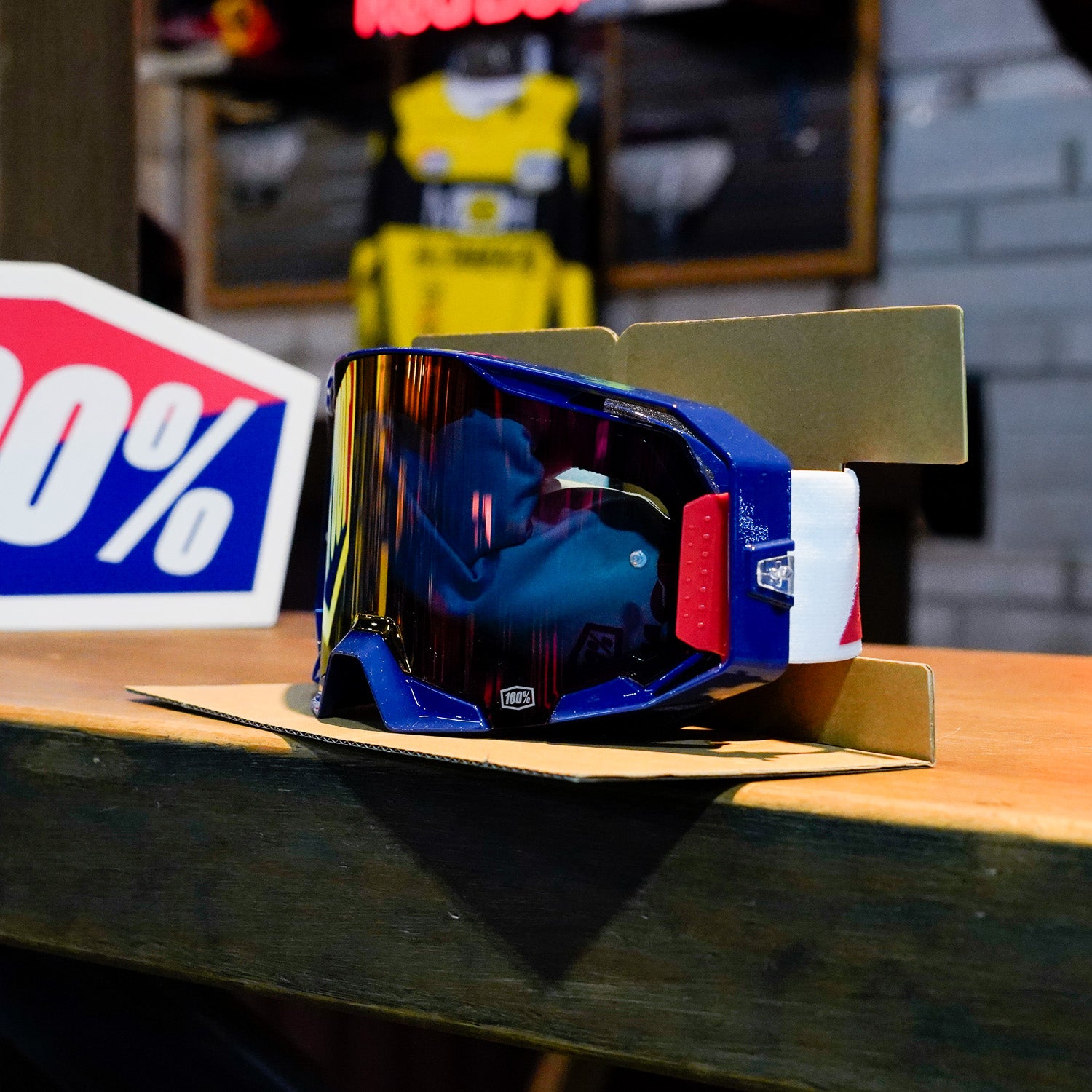 Goggles 100% Armatic Mach Z - Mica Espejo roja