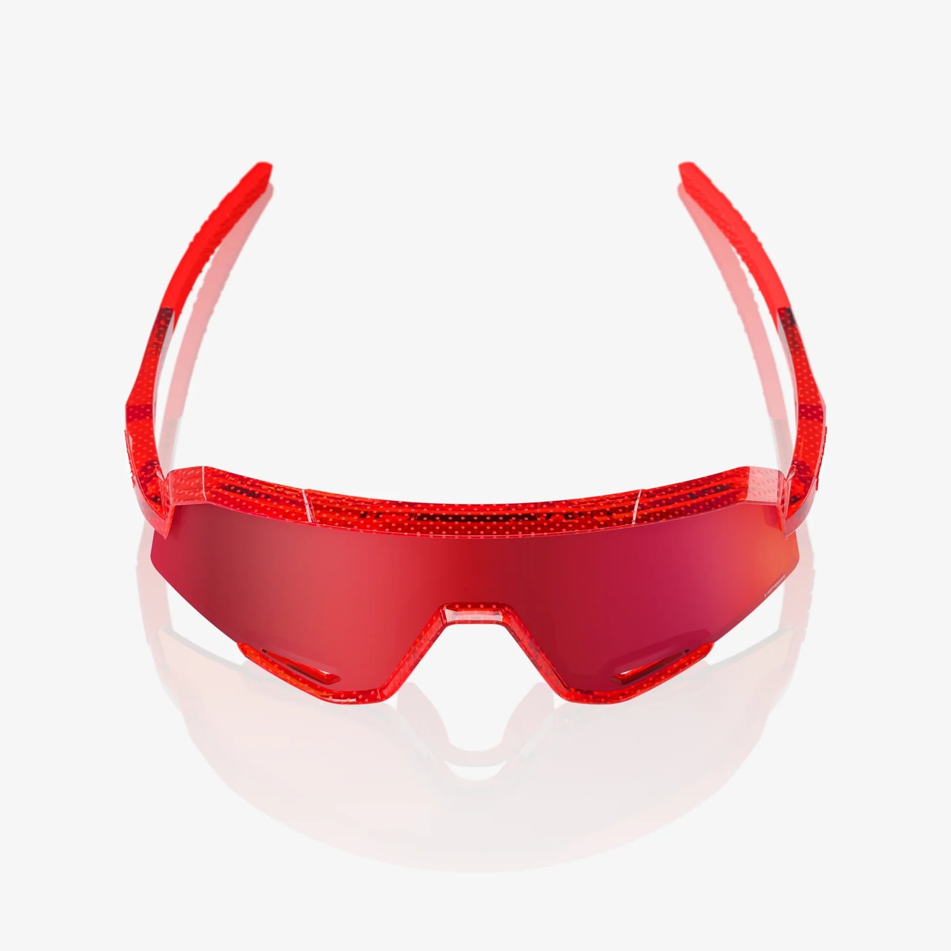 Lentes deportivos 100% SLENDALE - Campari Translucent Red - HiPER Fire Red Mirror