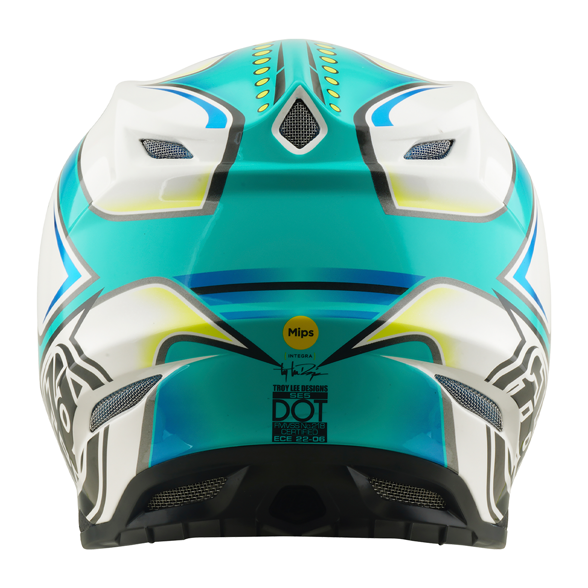 Casco Moto Troy Lee Designs Se5 Ece Composite Crest Real Teal