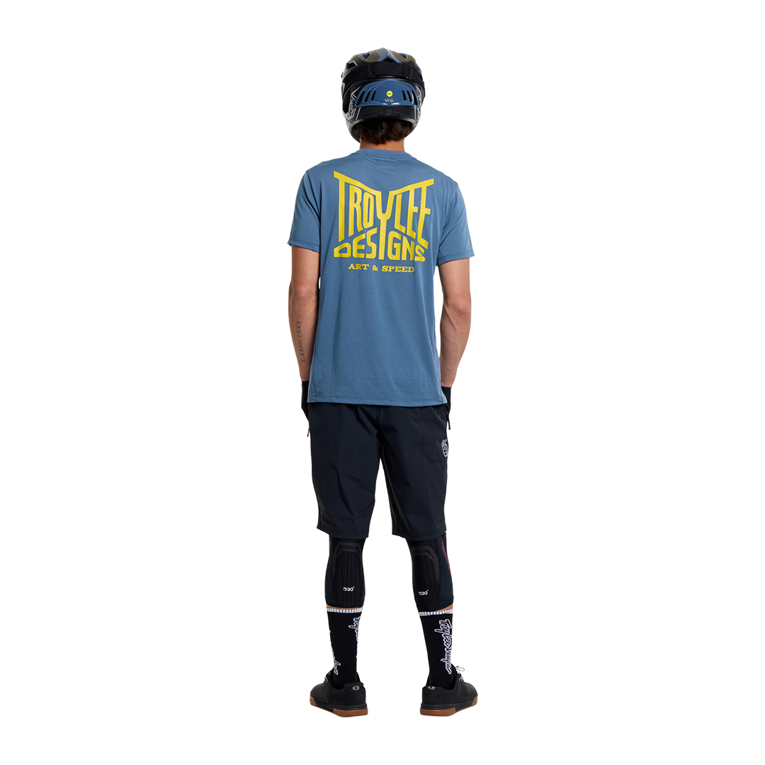 Jersey para MTB Skyline Ride Short Sleeve Tee; Handlebar Slate