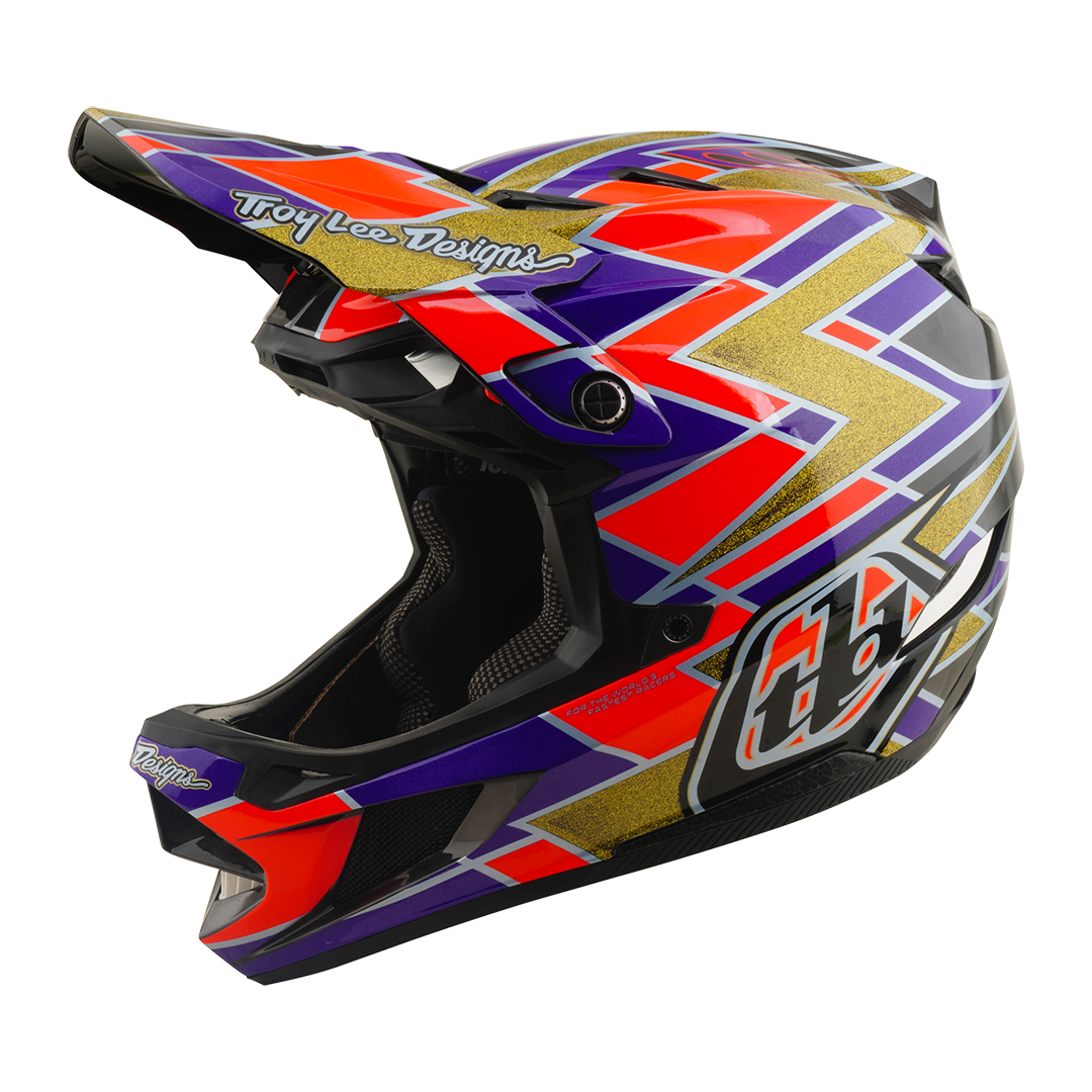 Casco para MTB D4 Carbon Helmet; Flush Violet