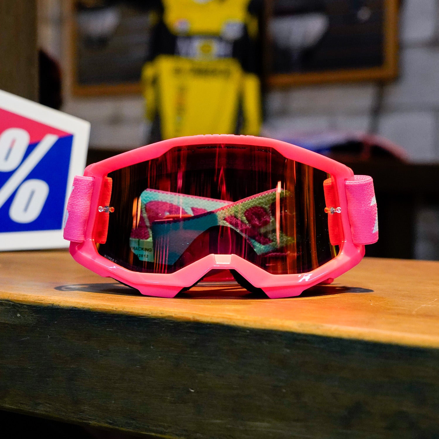 Goggles para niño 100% Strata 2 Pink - Mirror Red Lens