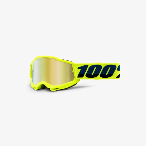 ACCURI 2 Youth Goggle Fluo Yellow - Mirror Gold Lens