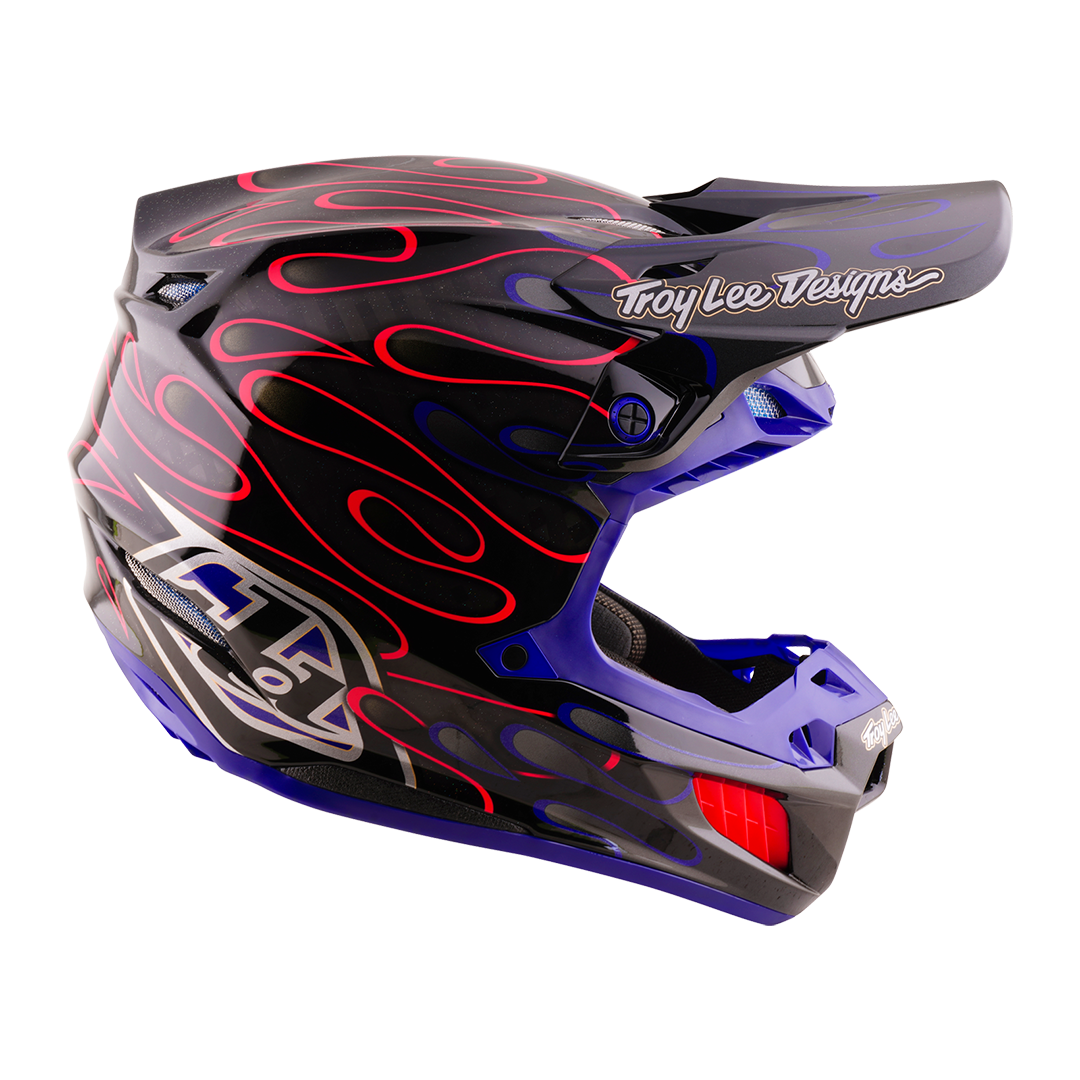Casco para Moto Se5 Ece Carbon Helmet; Overspray Black / Magenta