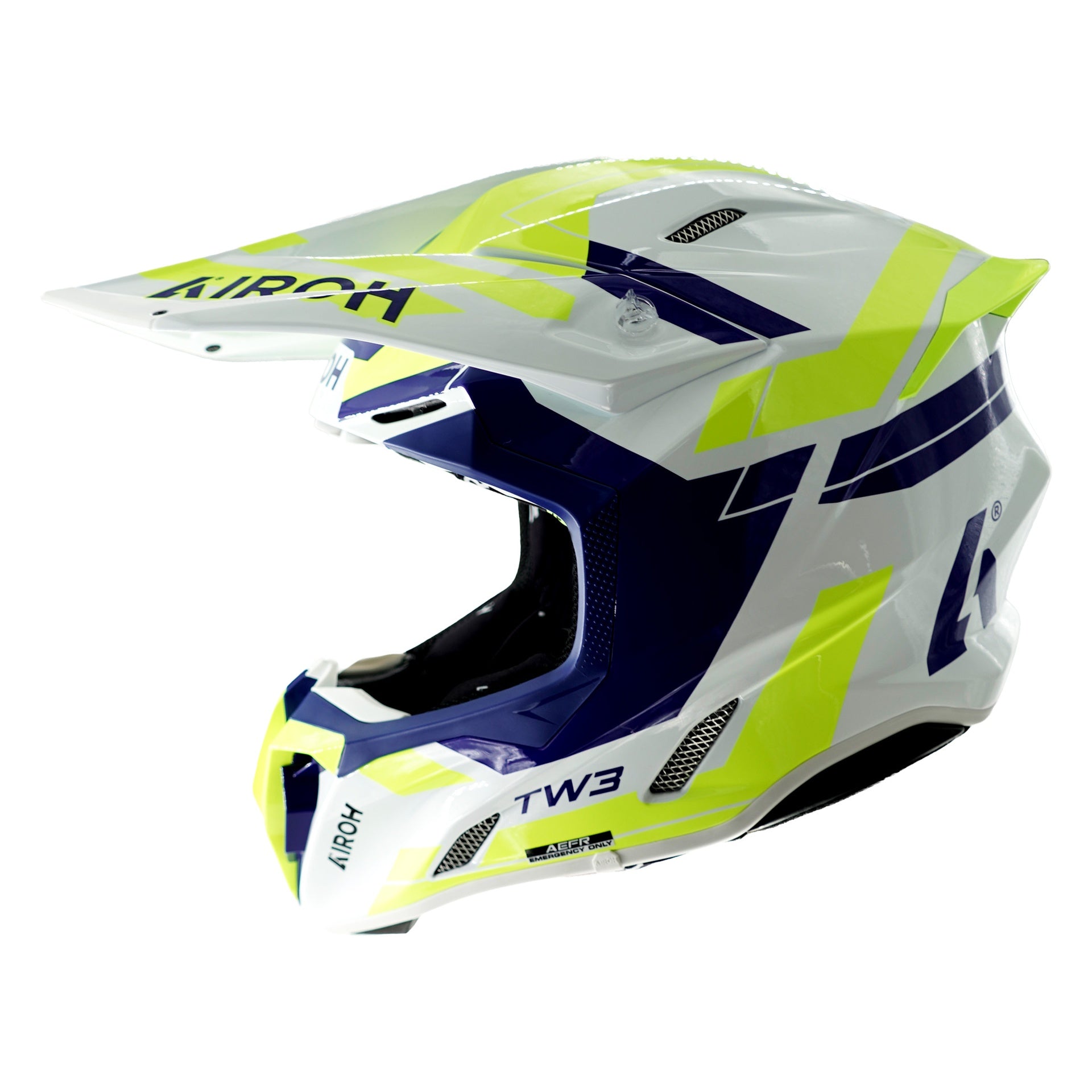 Casco Twist 3 Dynasty Blue/Yellow Gloss