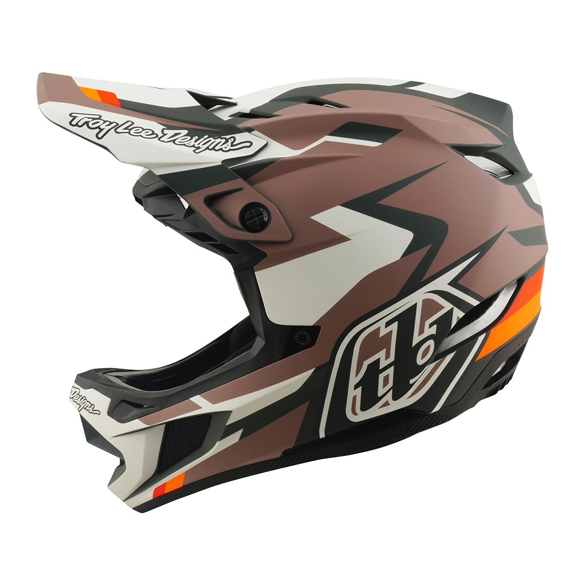 Casco MTB Troy lee designs D4 Polyacrylite Roamer Clay