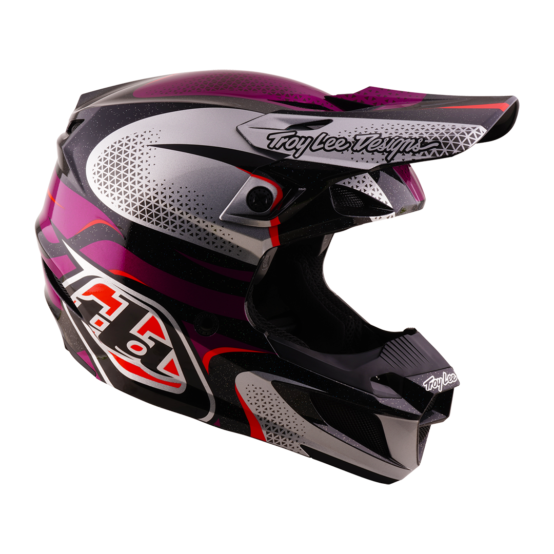 Casco para Moto Se5 Polycarbonate Helmet; Aura Violet / Black