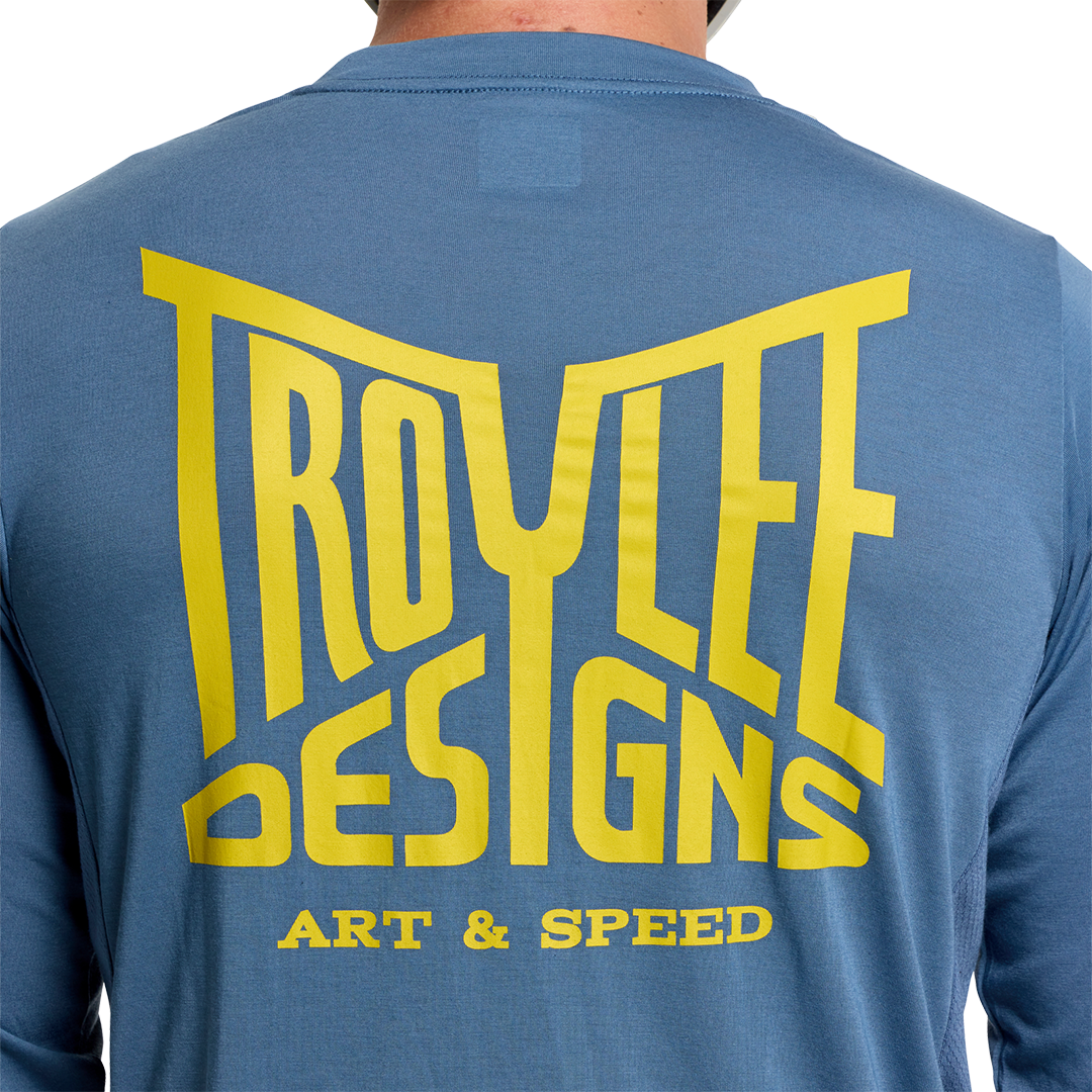 Jersey para MTB Skyline Ride Long Sleeve Tee; Handlebar Slate