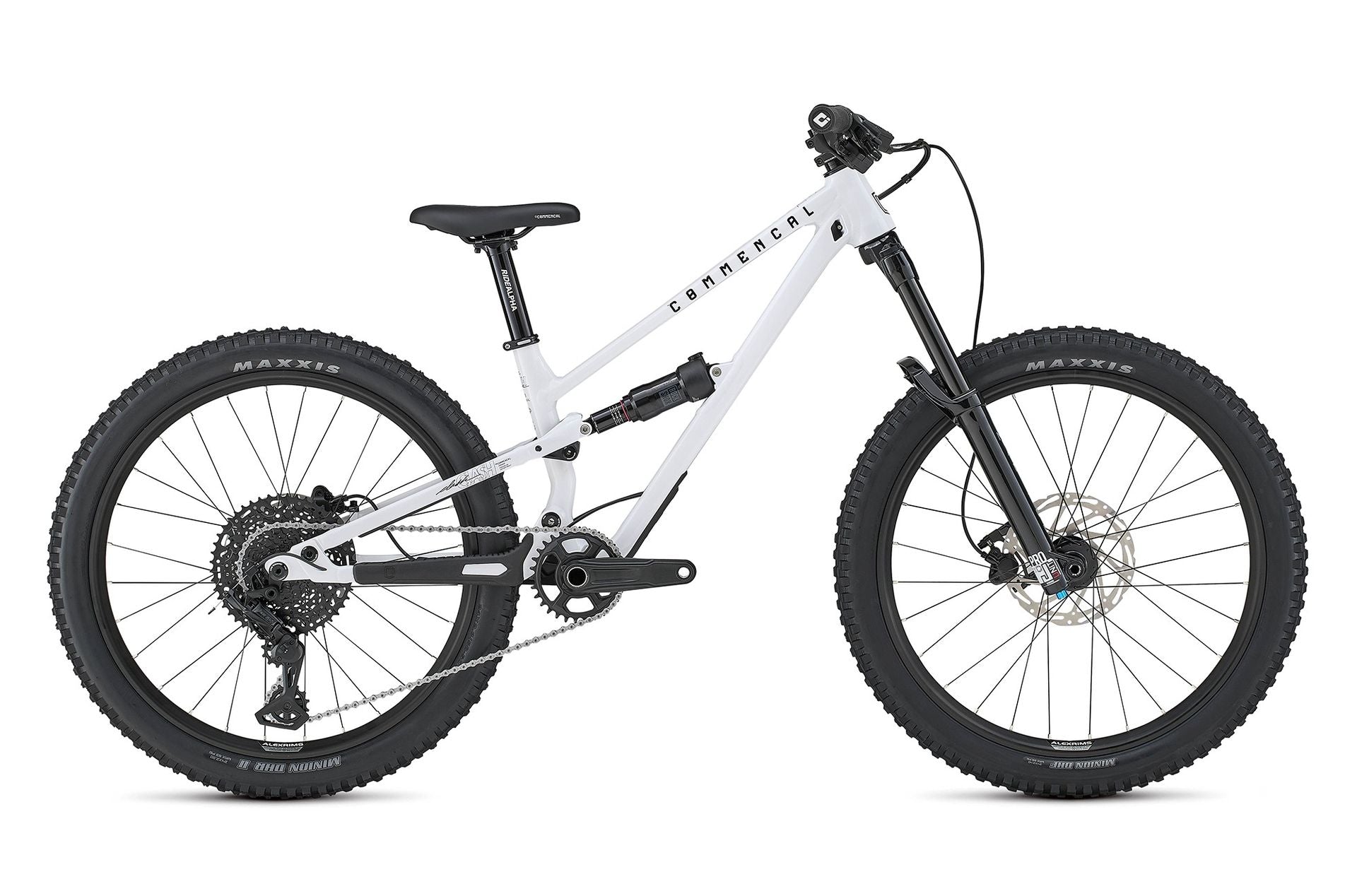Bicicleta infantil Commencal Clash 24 Pure White 2026