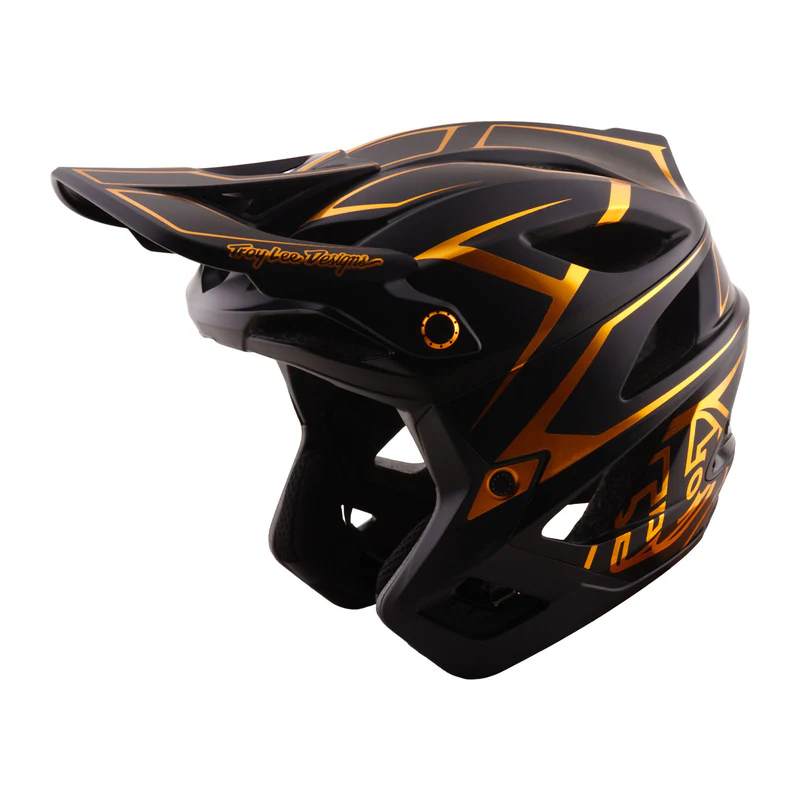 Stage Stunt Helmet; Pinstripe Black