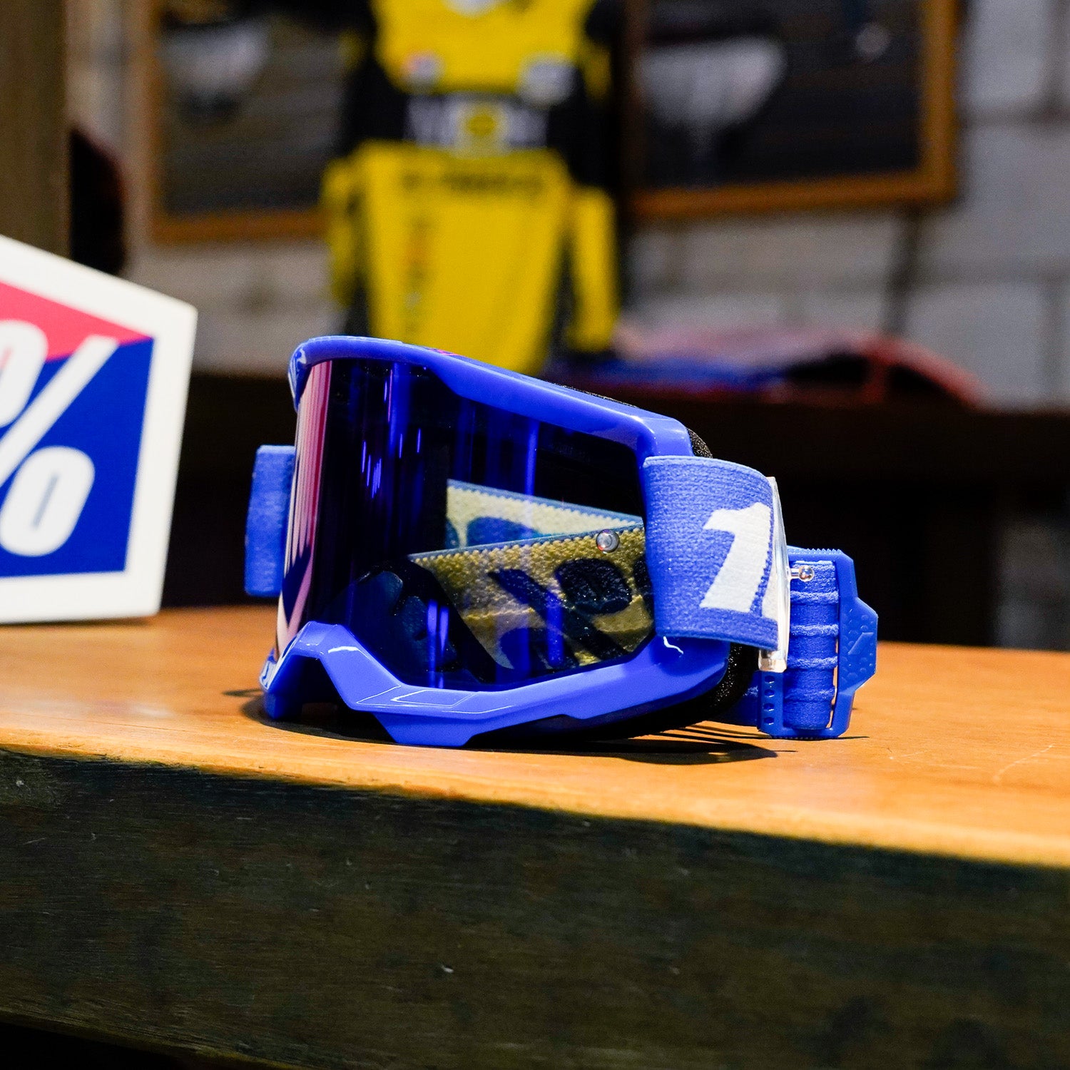 Goggles para niño 100% Strata 2 Blue - Mirror Red/Blue Lens