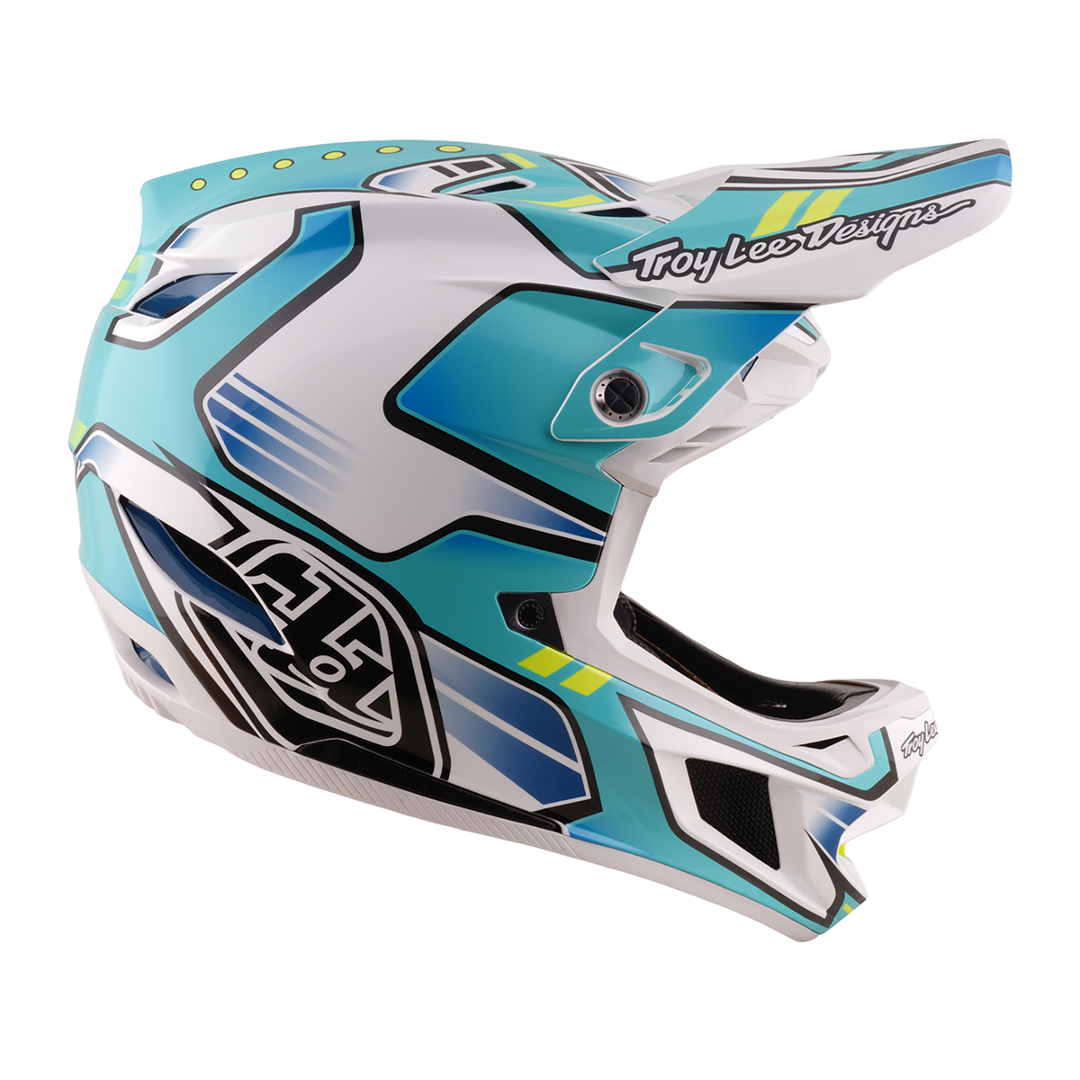 Casco MTB Troy lee designs D4 Composite Crest Real Teal