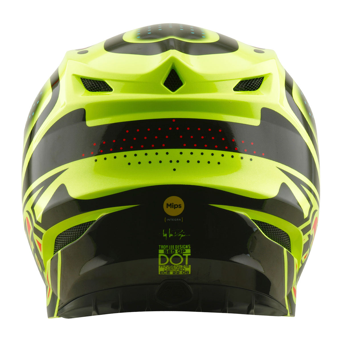 Casco para Moto SE5 Polycarbonate; The Line Flo Yellow
