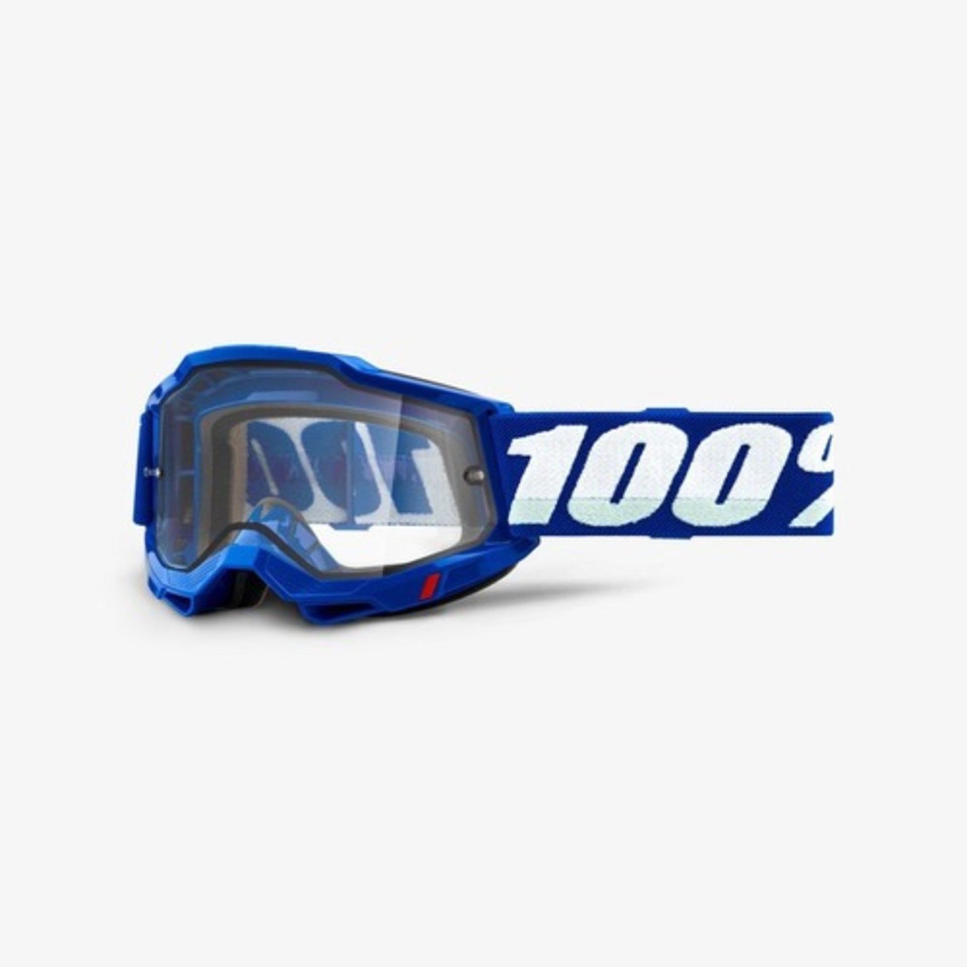 ACCURI 2 Enduro Moto Goggle Blue - Clear Dual Lens