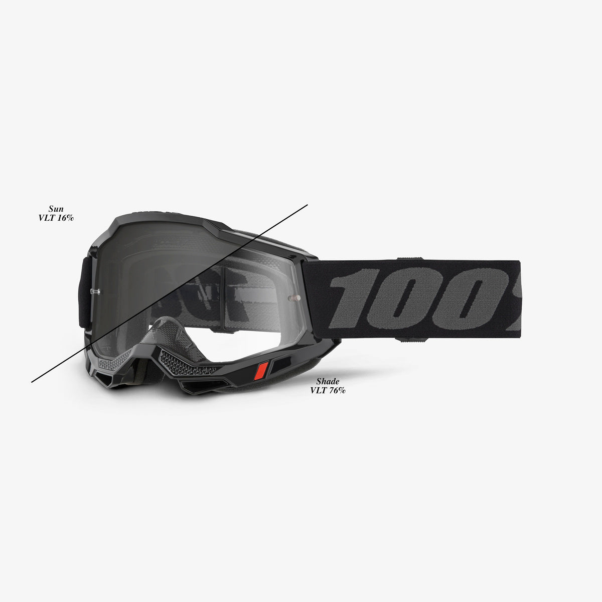 ACCURI 2 WOODS Goggle Black - Photochromic Lens