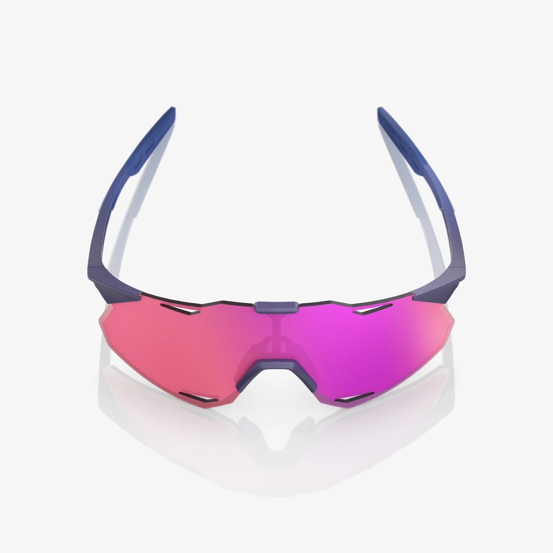 Lentes deportivos 100% HYPERCRAFT XS - Satin Storm Metallic - Purple Mirror