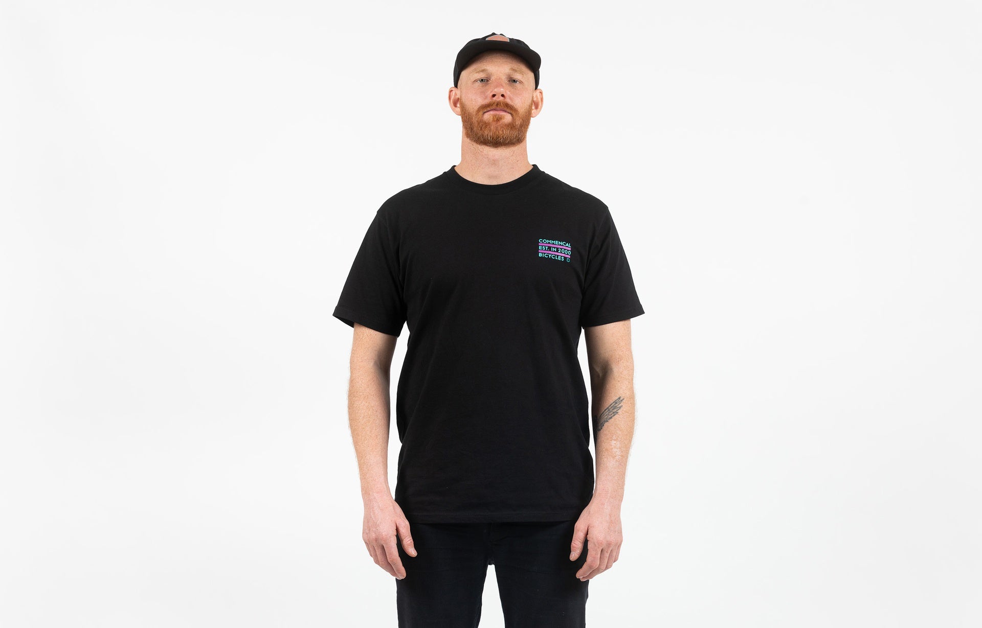 Camiseta Commencal Loose Fit Neon Black