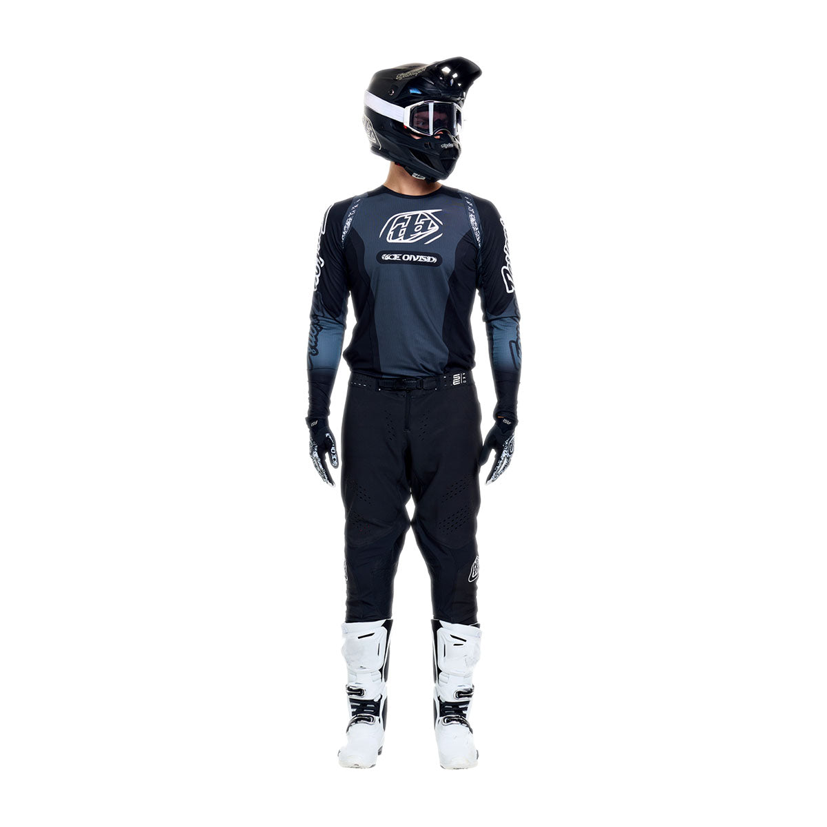 Jersey para Moto SE Pro; Sever Black / Gray