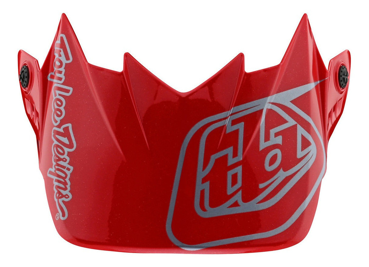 Casco Troy Lee Designs GP Moto Silhouette Red / Silver