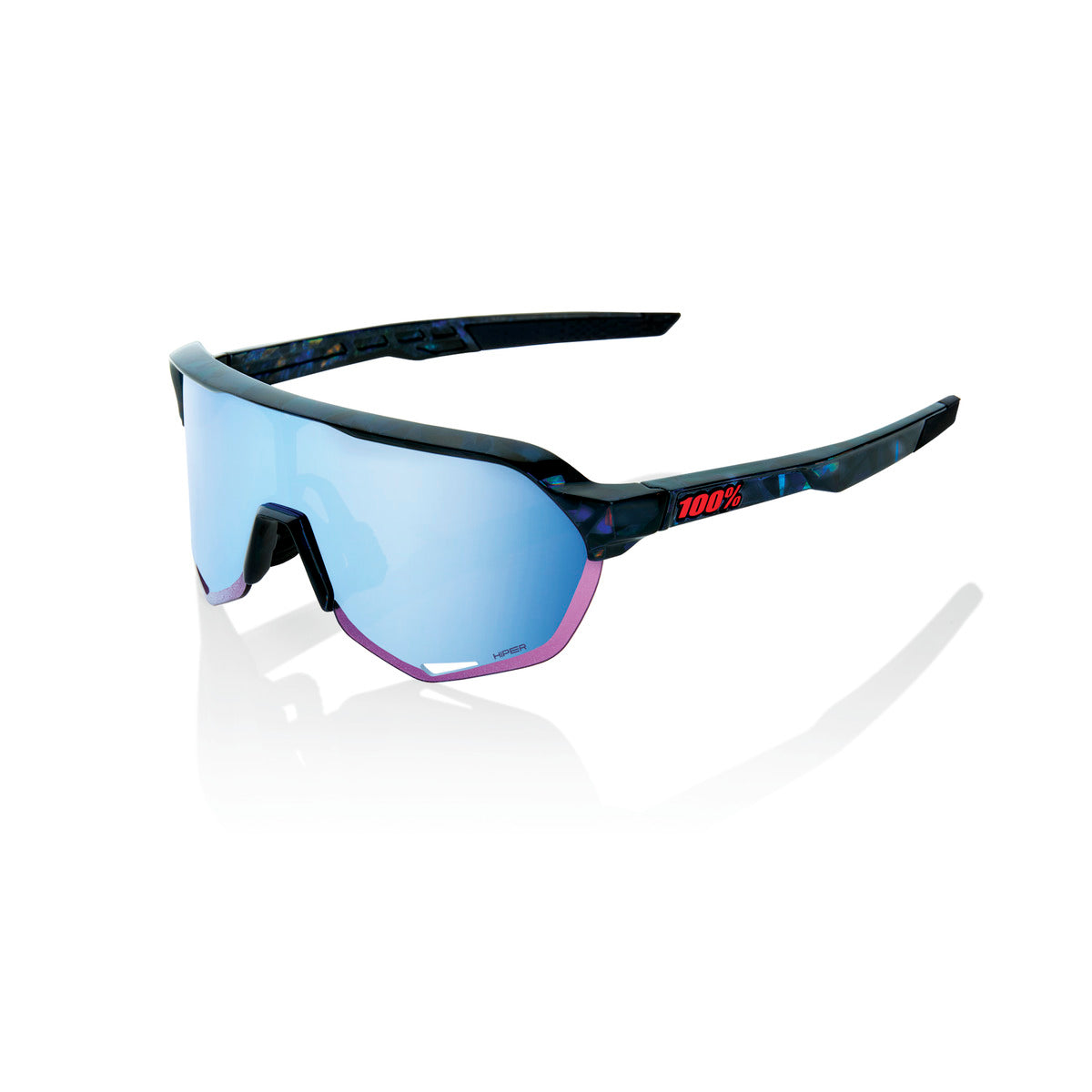 S2 - Black Holographic - HiPER Blue Multilayer Mirror Lens