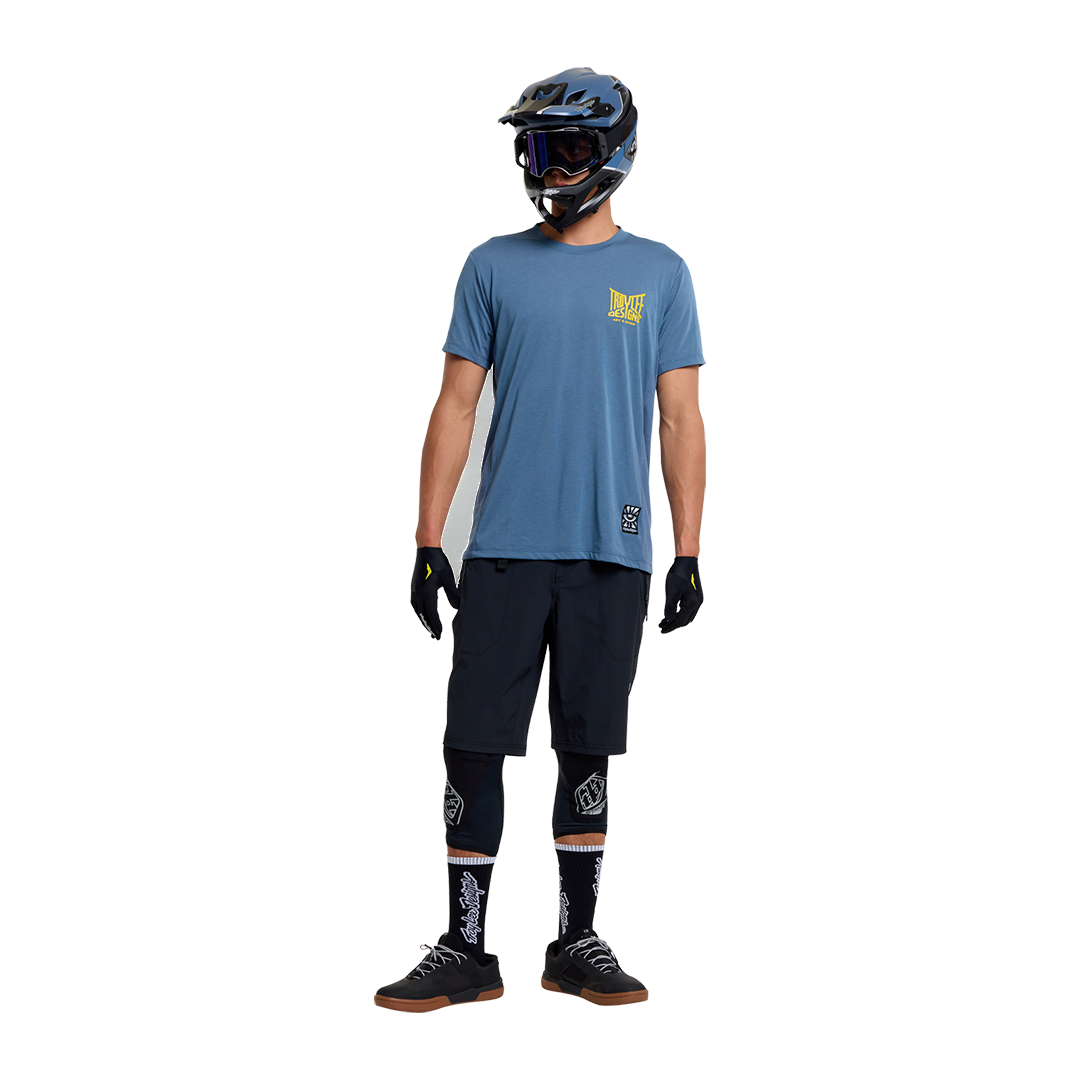 Jersey para MTB Skyline Ride Short Sleeve Tee; Handlebar Slate