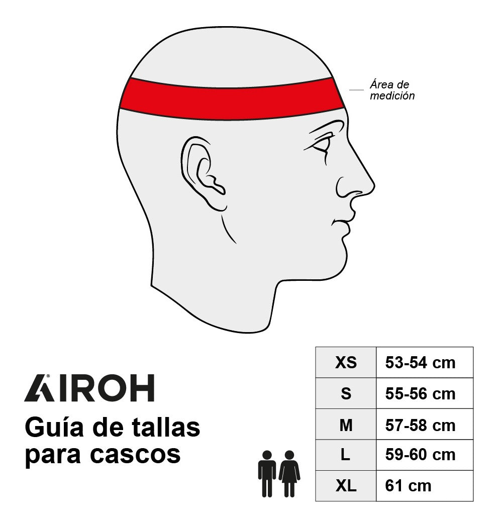 Casco para Moto Airoh Strycker Skin Blue Matt