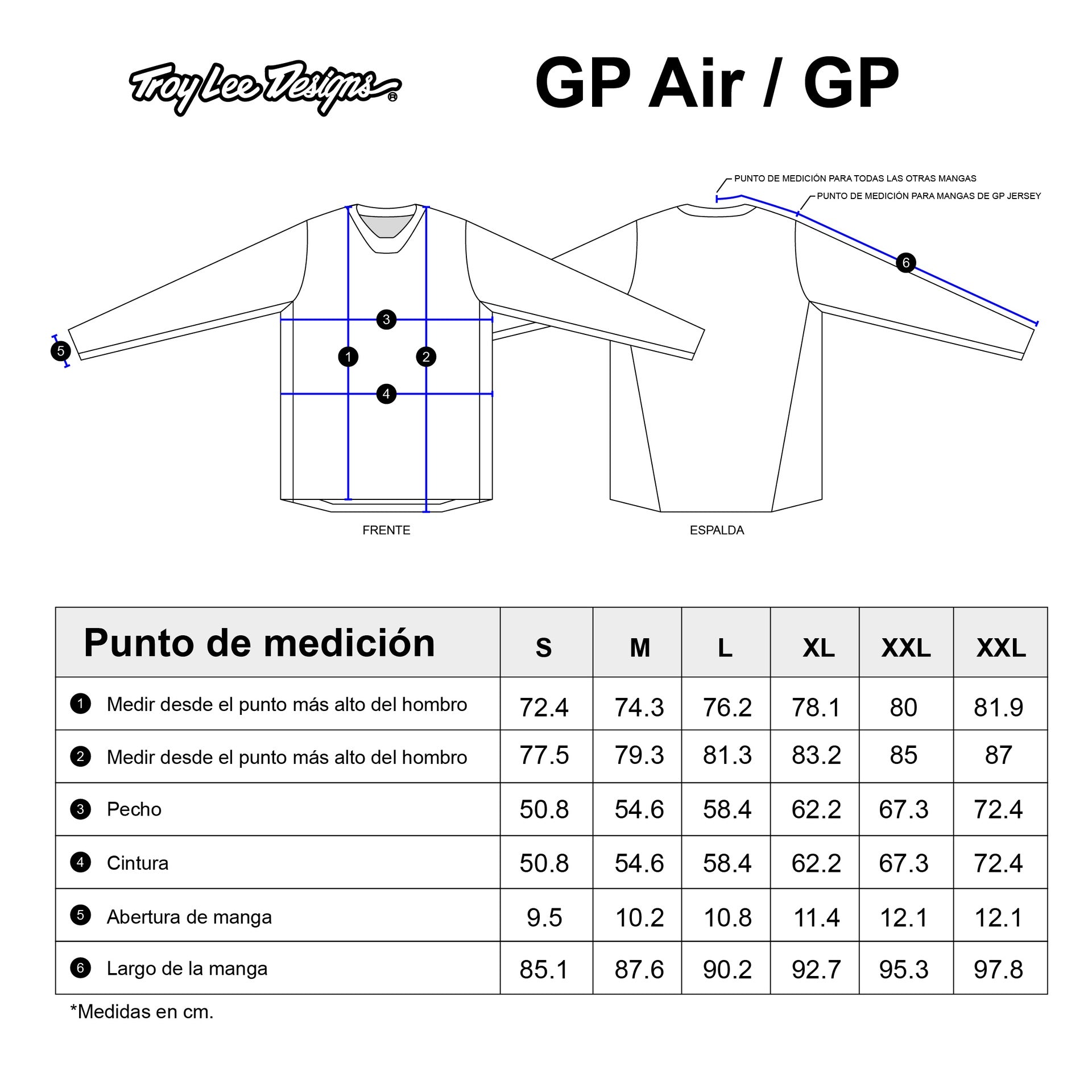 Jersey Troy Lee Designs Gp Pro Moto Partical Fog / Charcoal