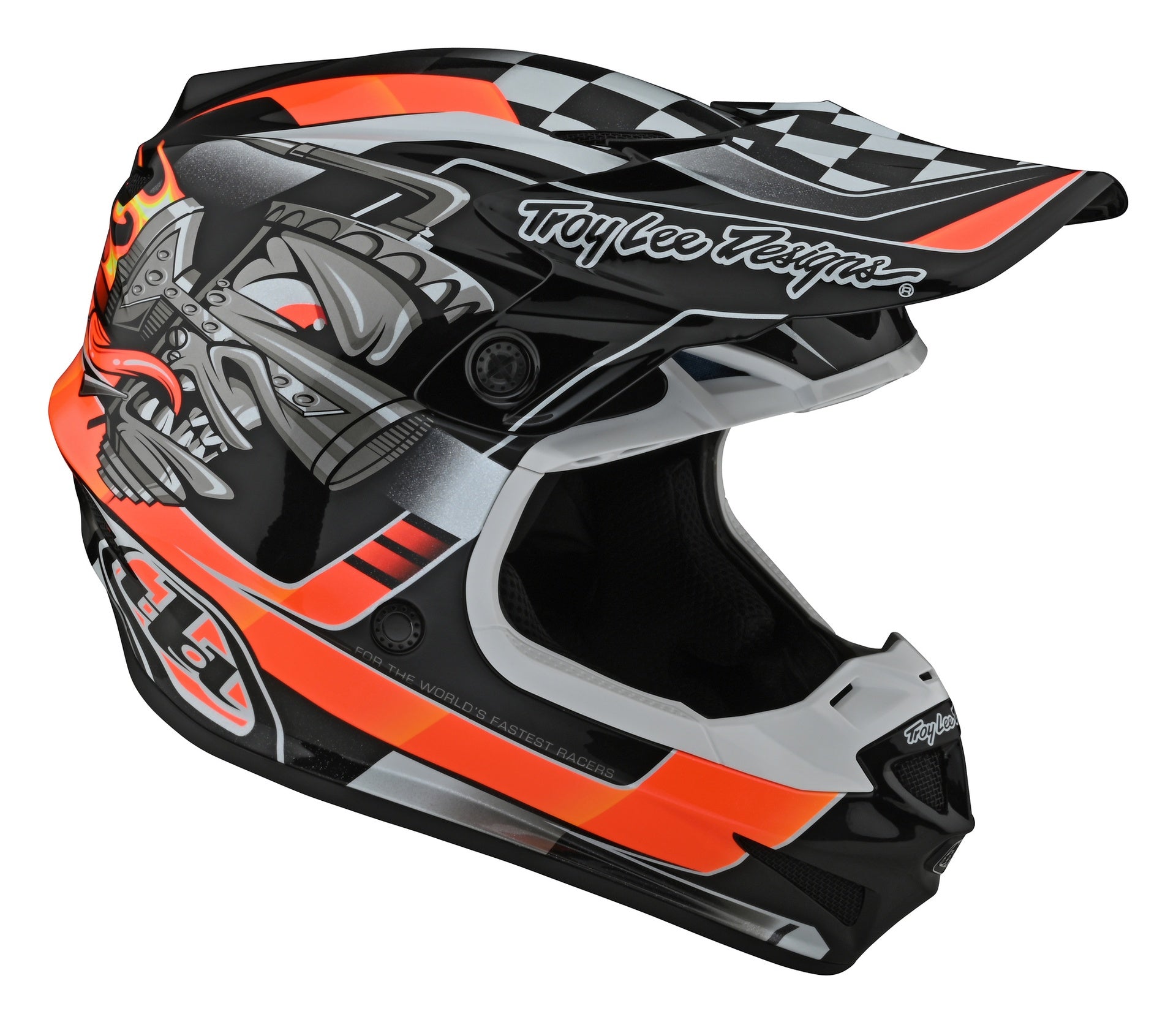 Casco Troy Lee Designs Se4 Polyacrylite Carb Black