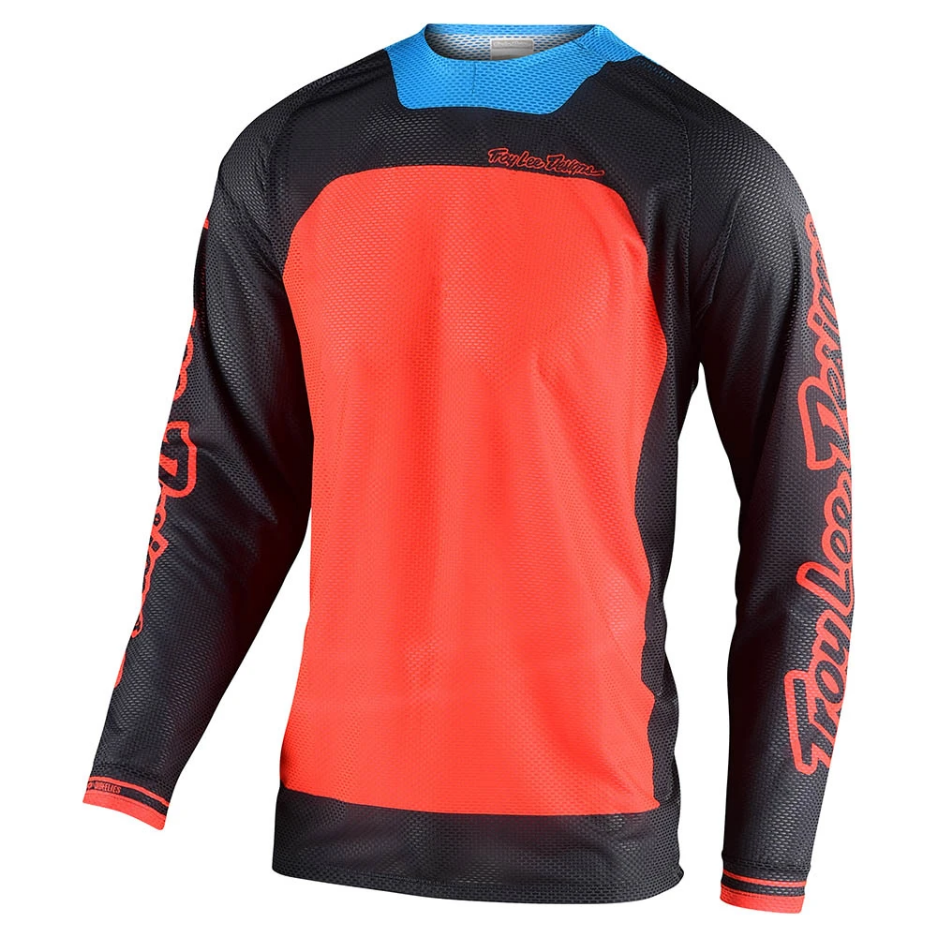 Jersey Troy Lee Designs Se Pro Moto Air Moto Boldor Gray / Orange