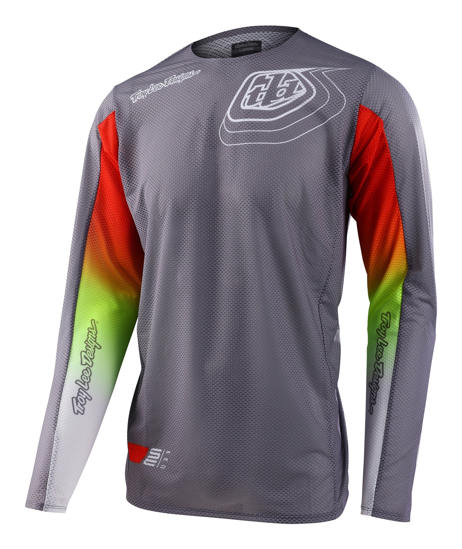 Jersey Troy Lee Designs Se Pro Moto Air Moto Richter Silver / Fire