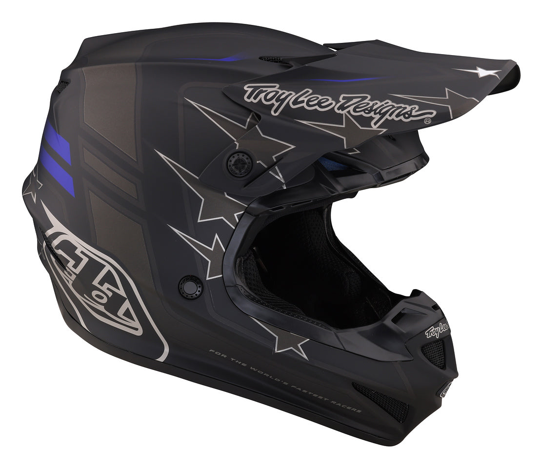Casco Troy Lee Designs Se4 DOT Polyacrylite Flagstaff Black