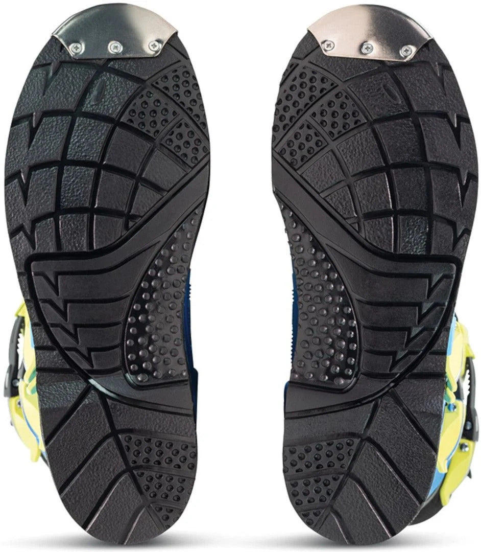 Boots Flame Ligth Blu Lime Black