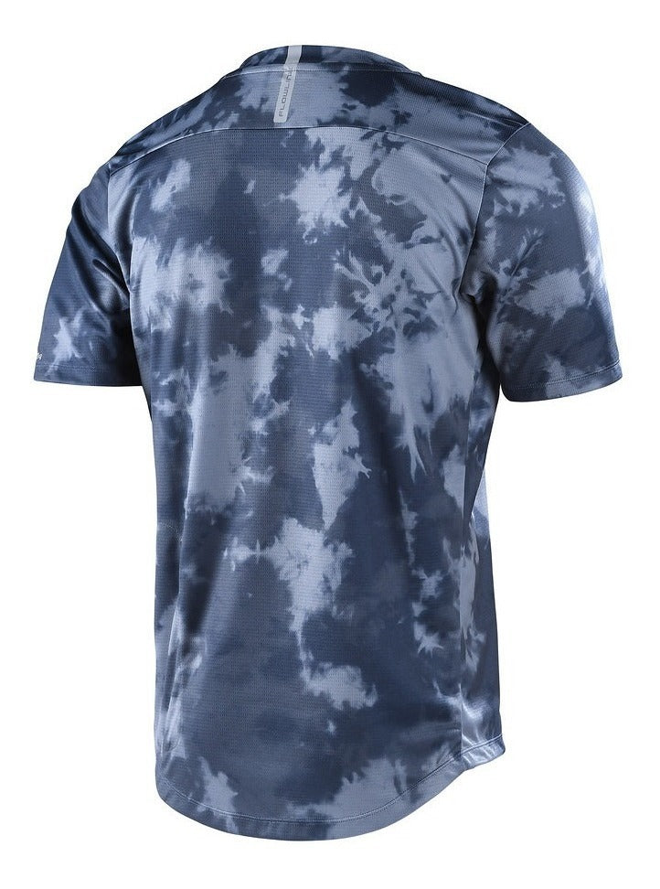 Jersey para niño Troy Lee Designs Flowline Manga Corta Plot Charcoal