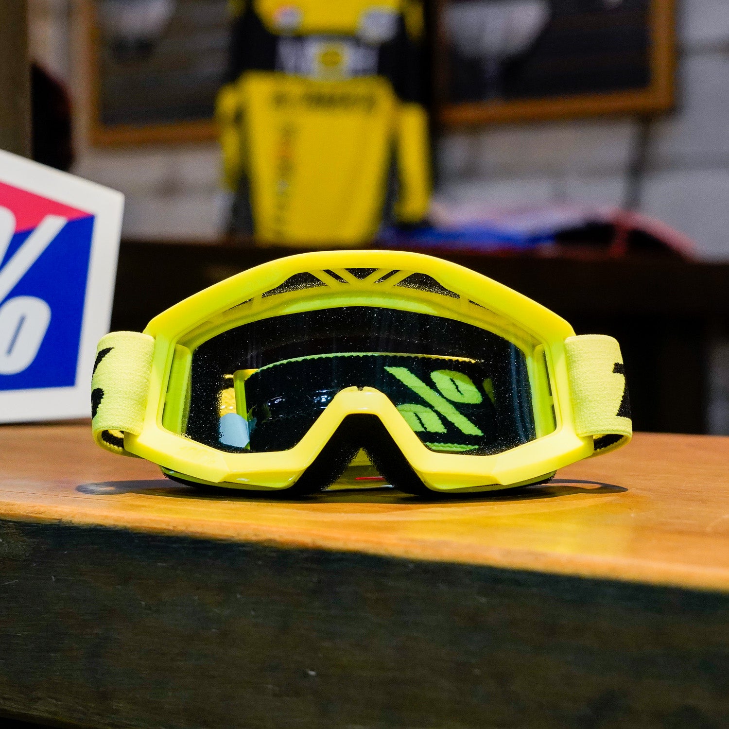 Goggles para niño 100% Strata Mini Yellow - Clear Lens