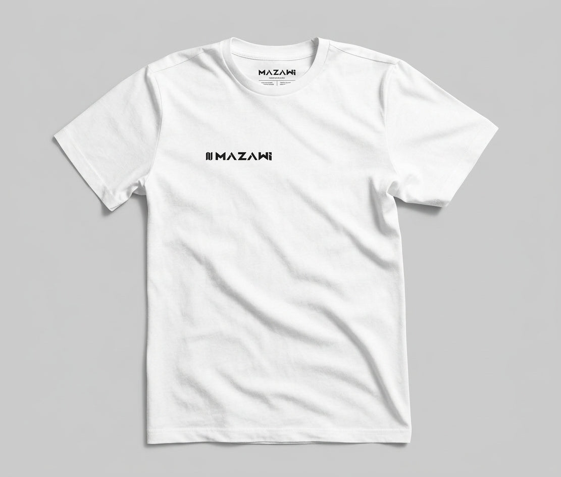 Playera Casual Blanco - Mazawi Pro 2026