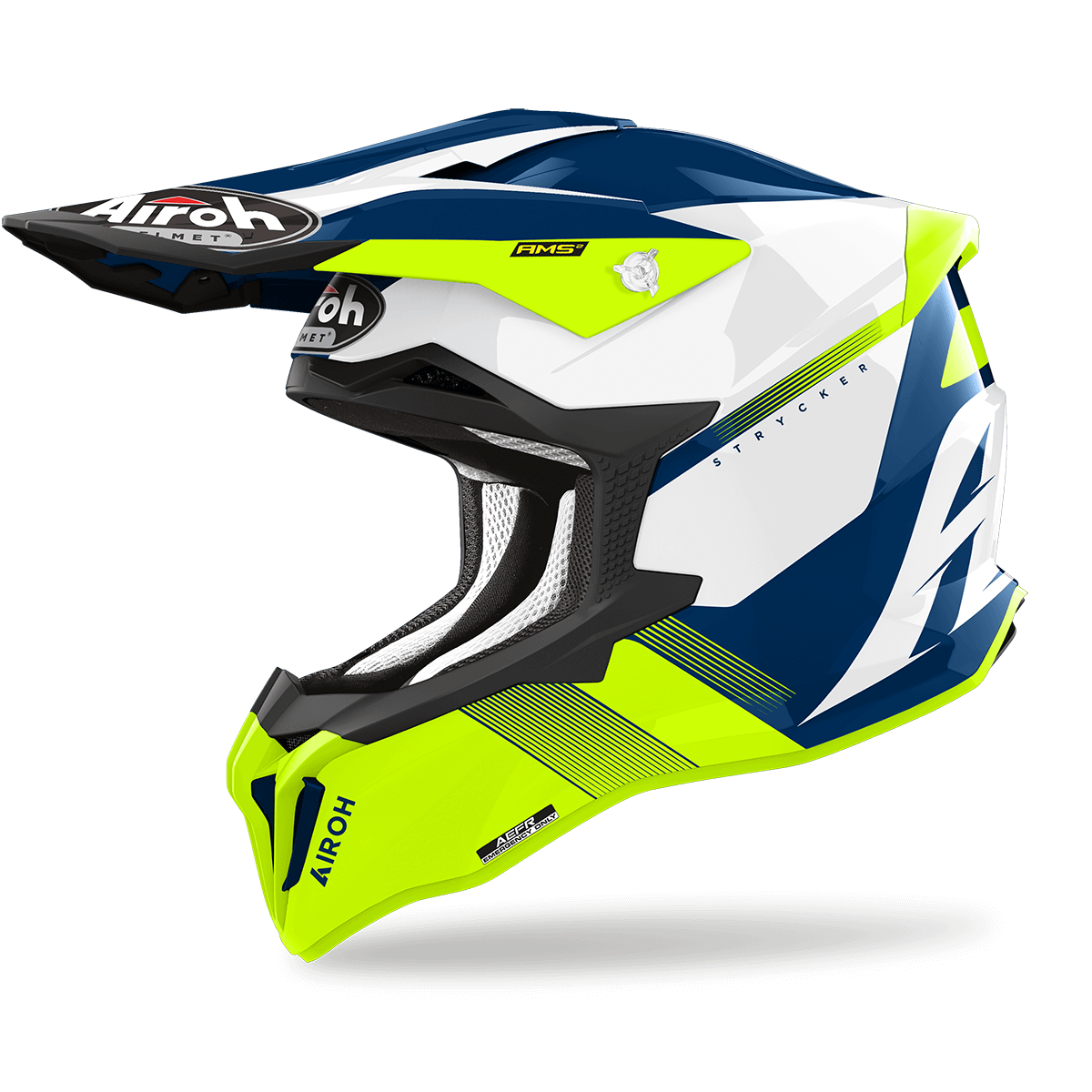 Casco para Moto Airoh Strycker Blazer Yellow Gloss