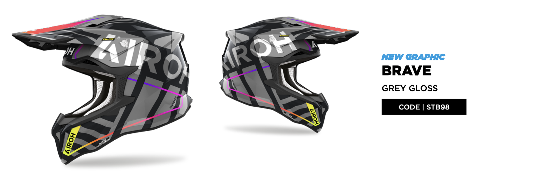 Helmet Strycker Brave Grey Gloss