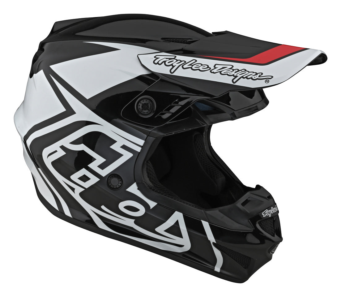 Gp Helmet; Check Up White Black