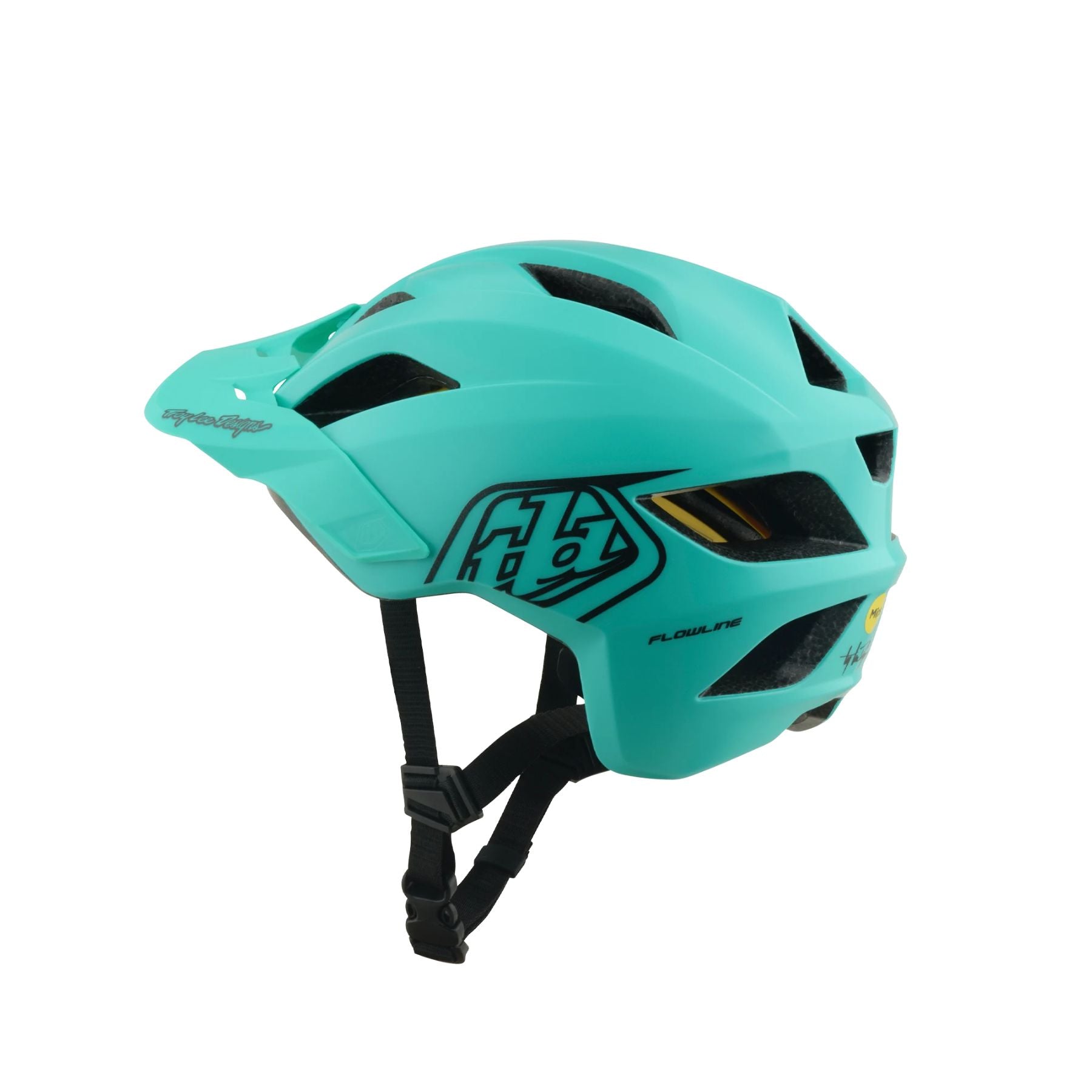 Casco para niño Troy Lee Designs Flowline Point Charcoal / Real Teal Osfa