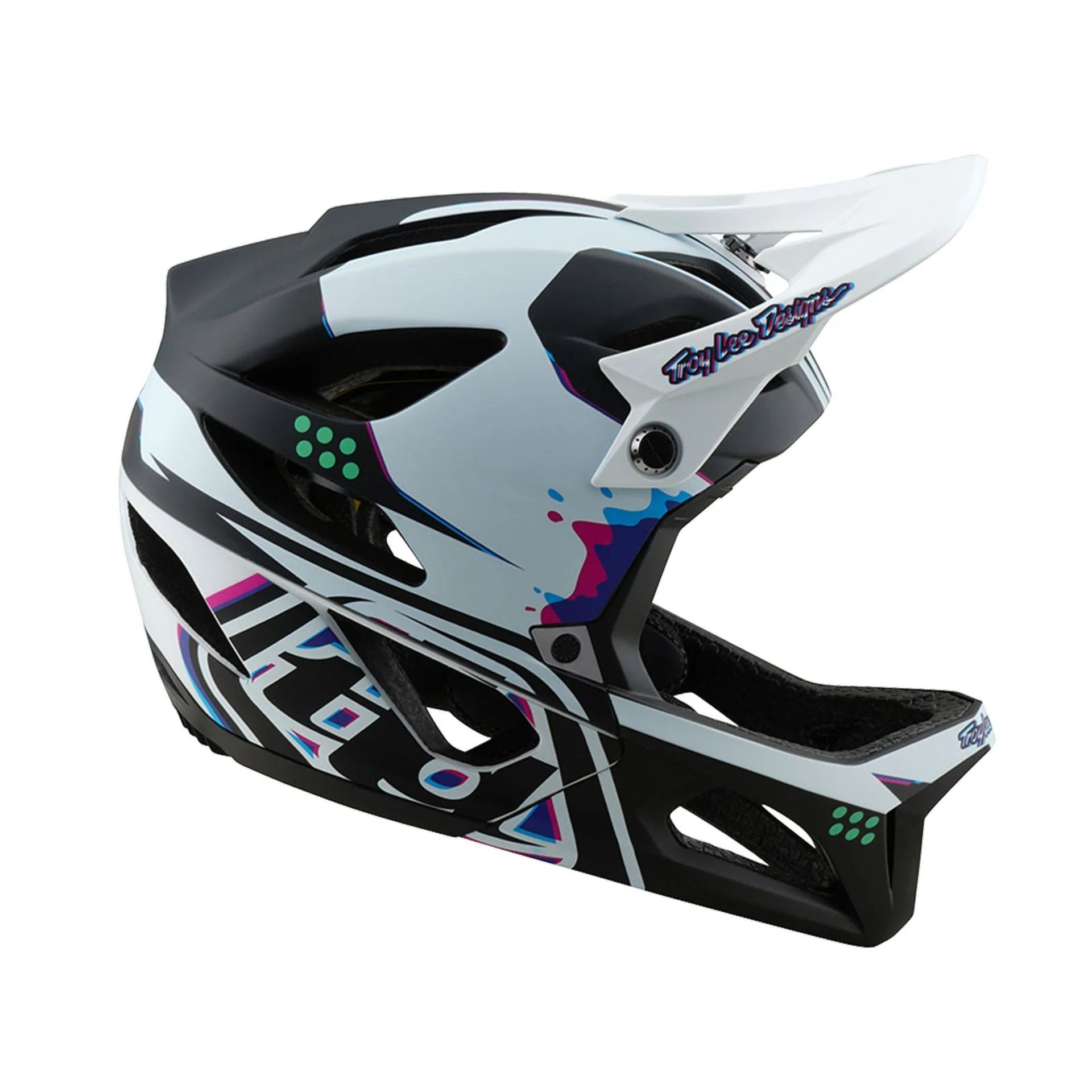 Casco Troy Lee Designs Stage Trooper White