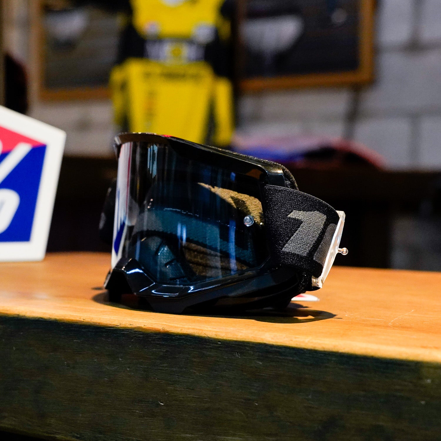 Goggles 100% Strata 2 Black - Mica Transparente
