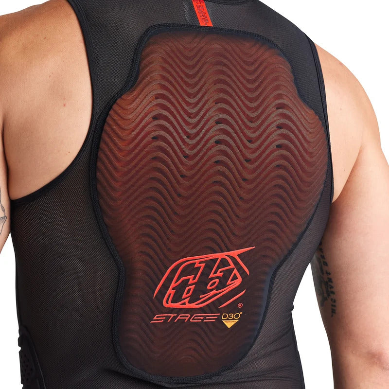 Chaleco de Protección Troy Lee Designs Stage Ghost D3O Black