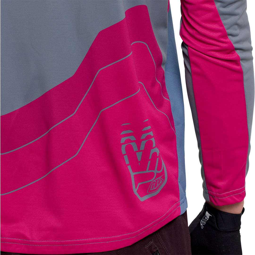 Jersey para MTB Skyline Pro Long Sleeve Jersey; Descend Slate