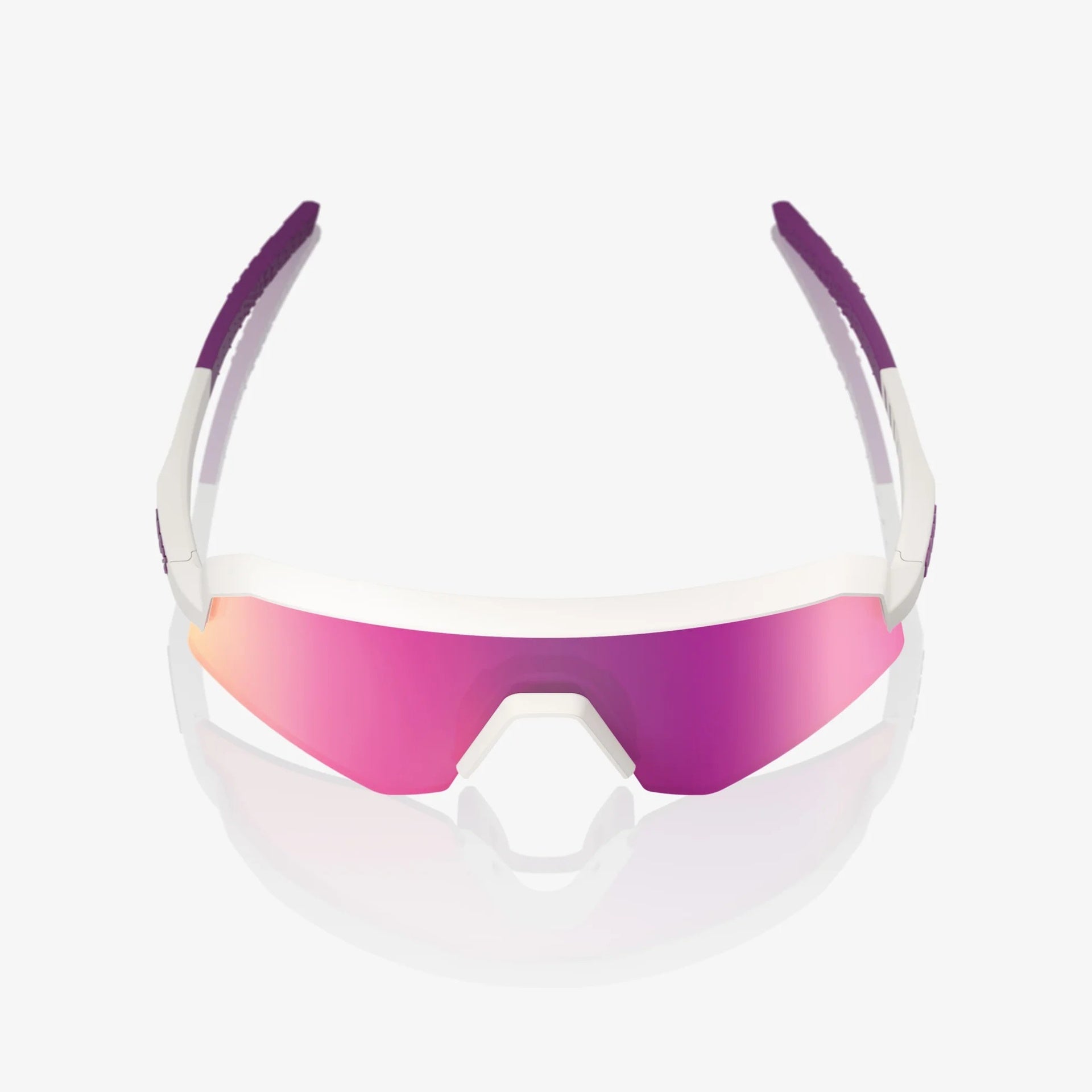 Lentes deportivos 100% SLENDALE SL - Matte Chalk - Purple Mirror