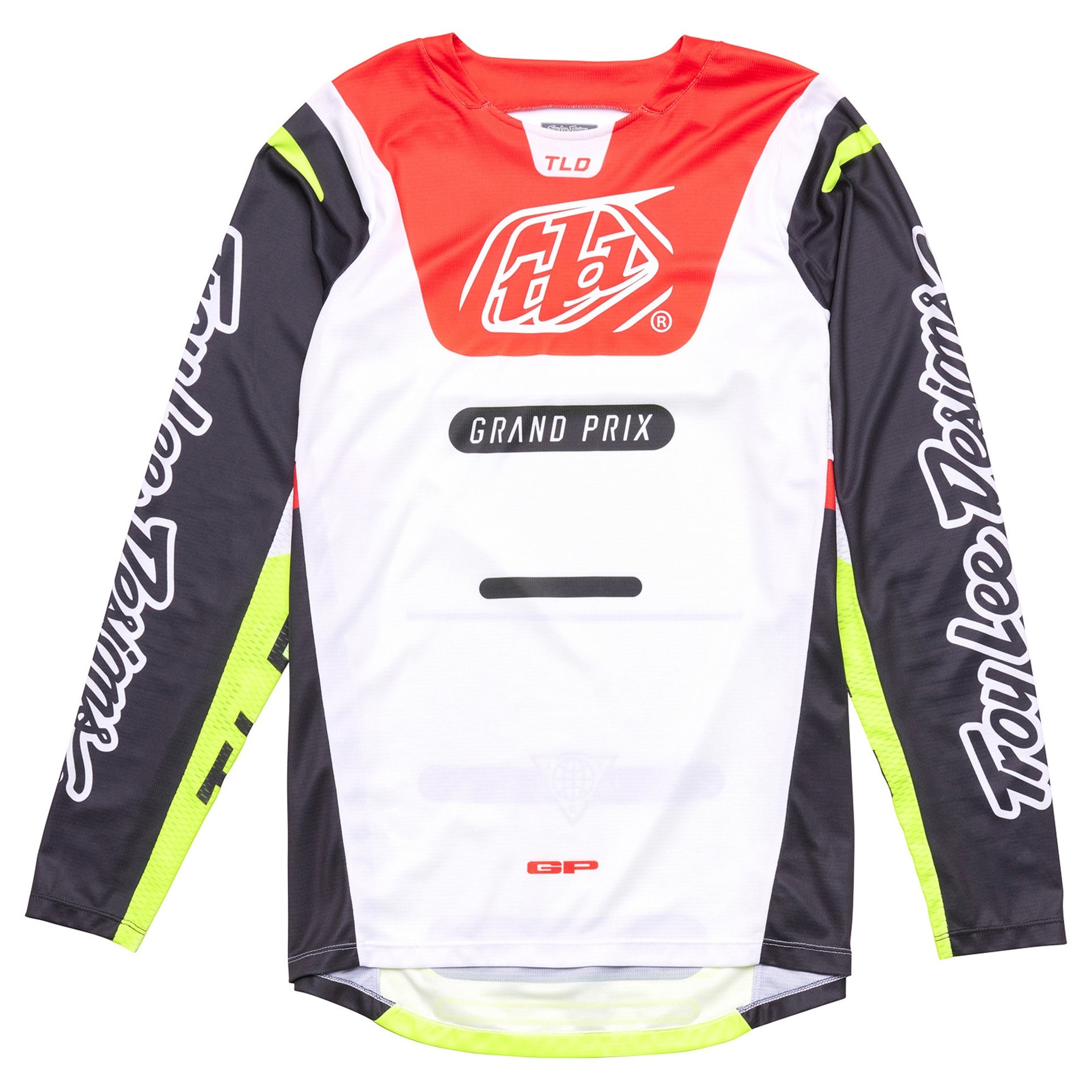 Jersey Troy Lee Designs Gp Pro Moto Blends White / Glo Red