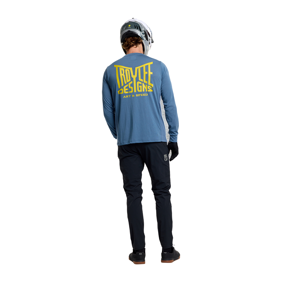 Jersey para MTB Skyline Ride Long Sleeve Tee; Handlebar Slate