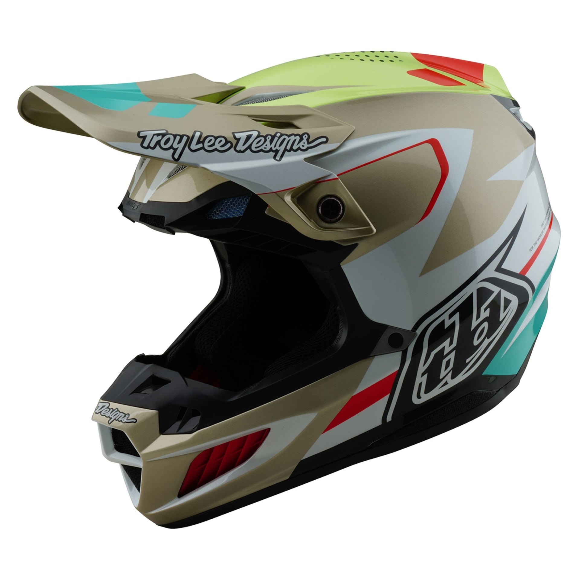 Casco Troy Lee Designs Se5 Ece de Composite Optic White