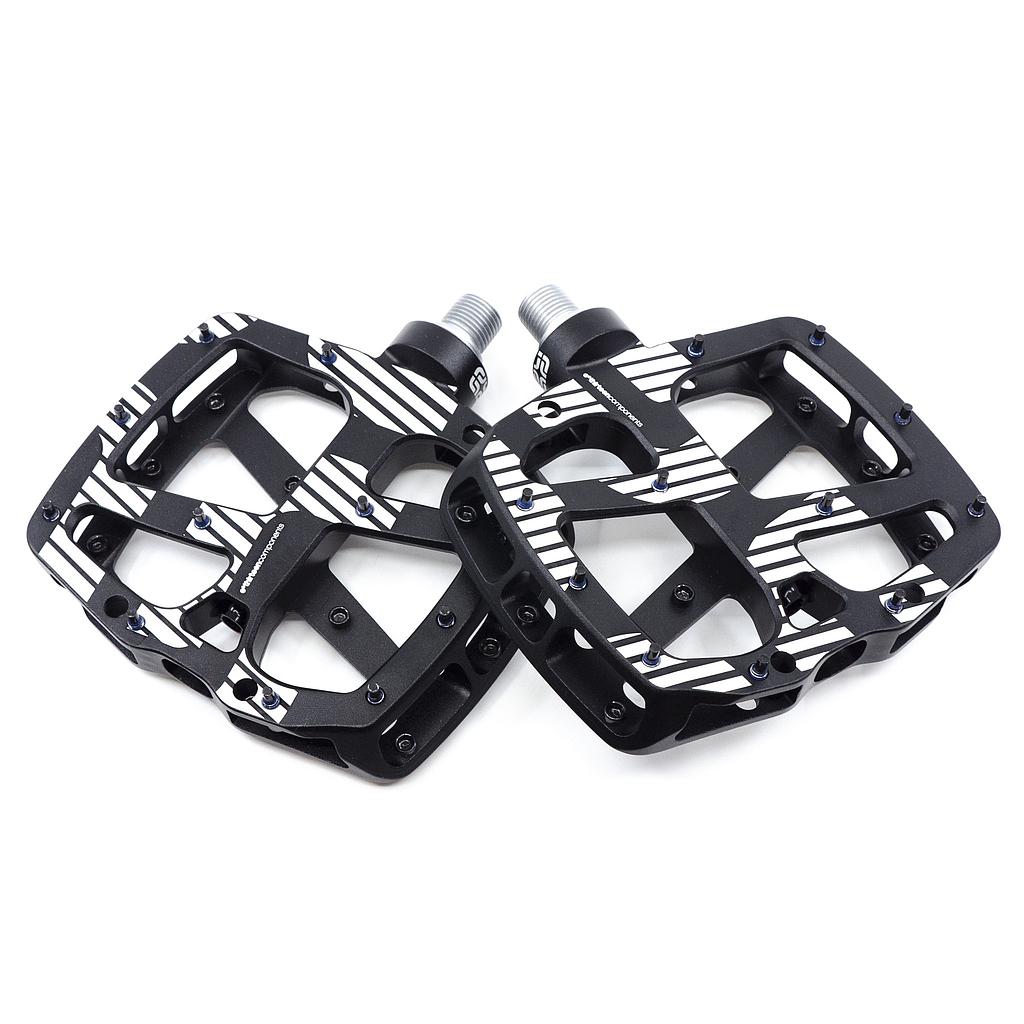 mdh pedale Plus Flat Pedal Aluminum Body 22 Pins Black