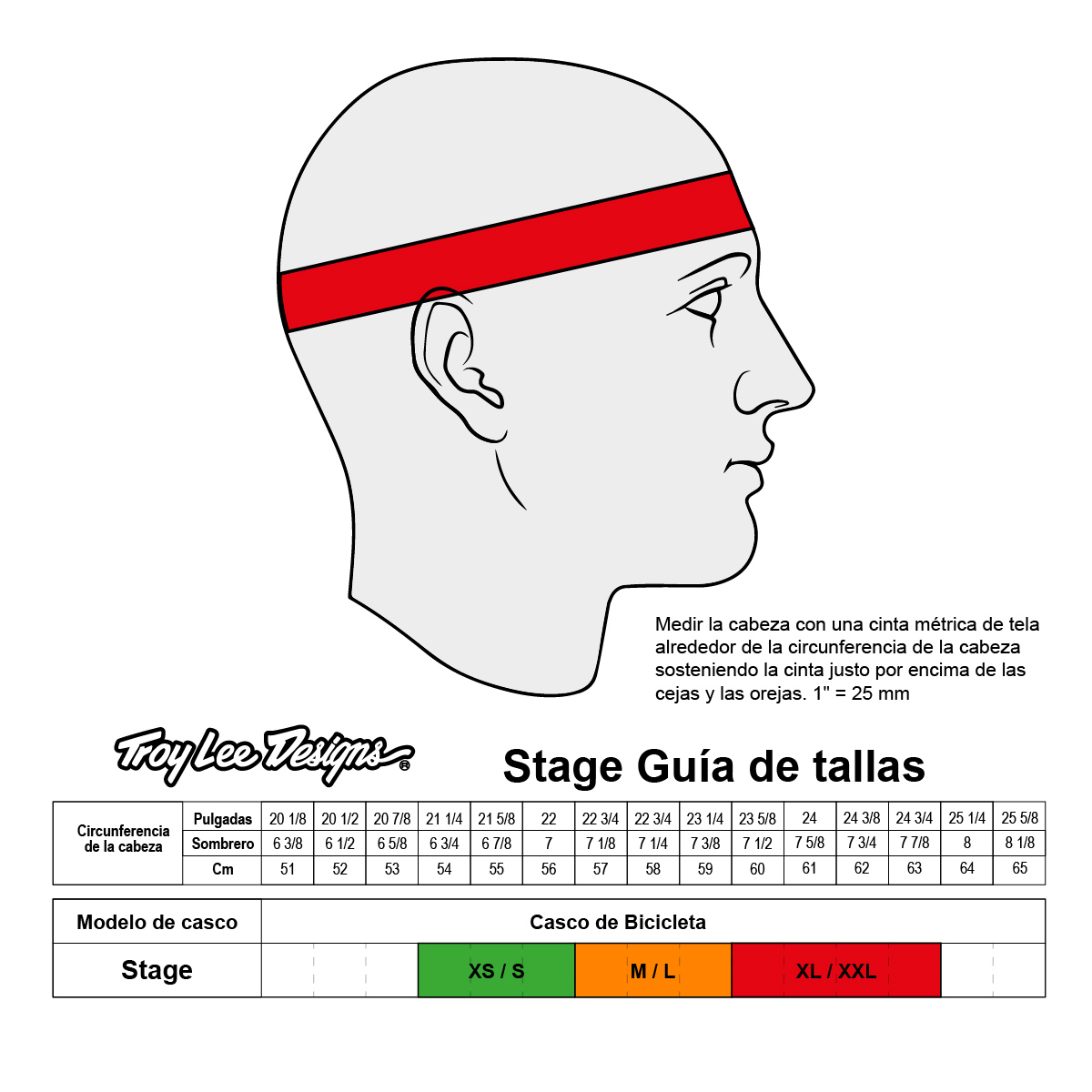 Casco Troy Lee Designs Stage Trooper White